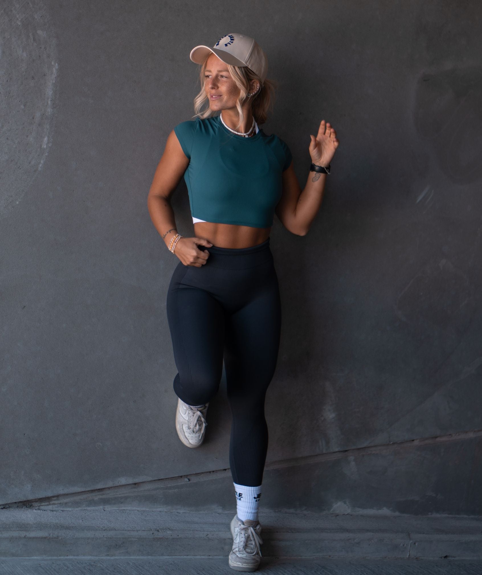 Evoke Crop Top (Teal)