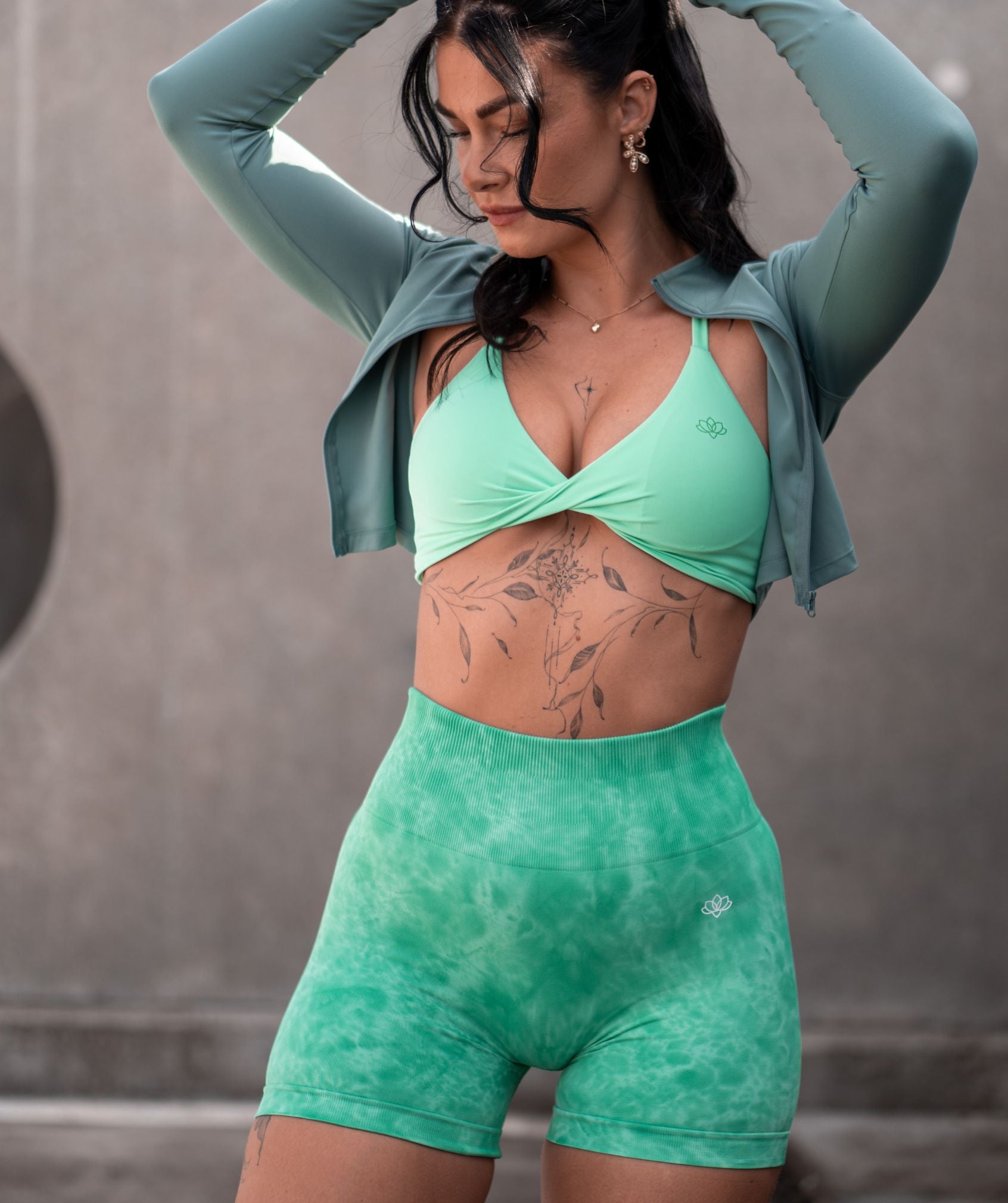 Marble Shorts (Green)