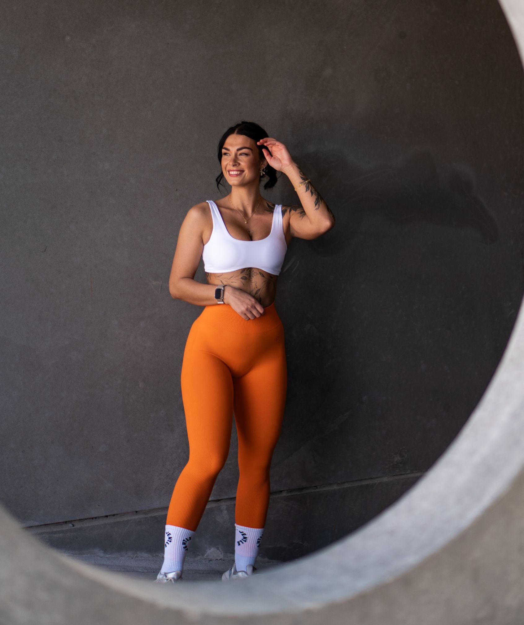 Perform Leggings (Orange)