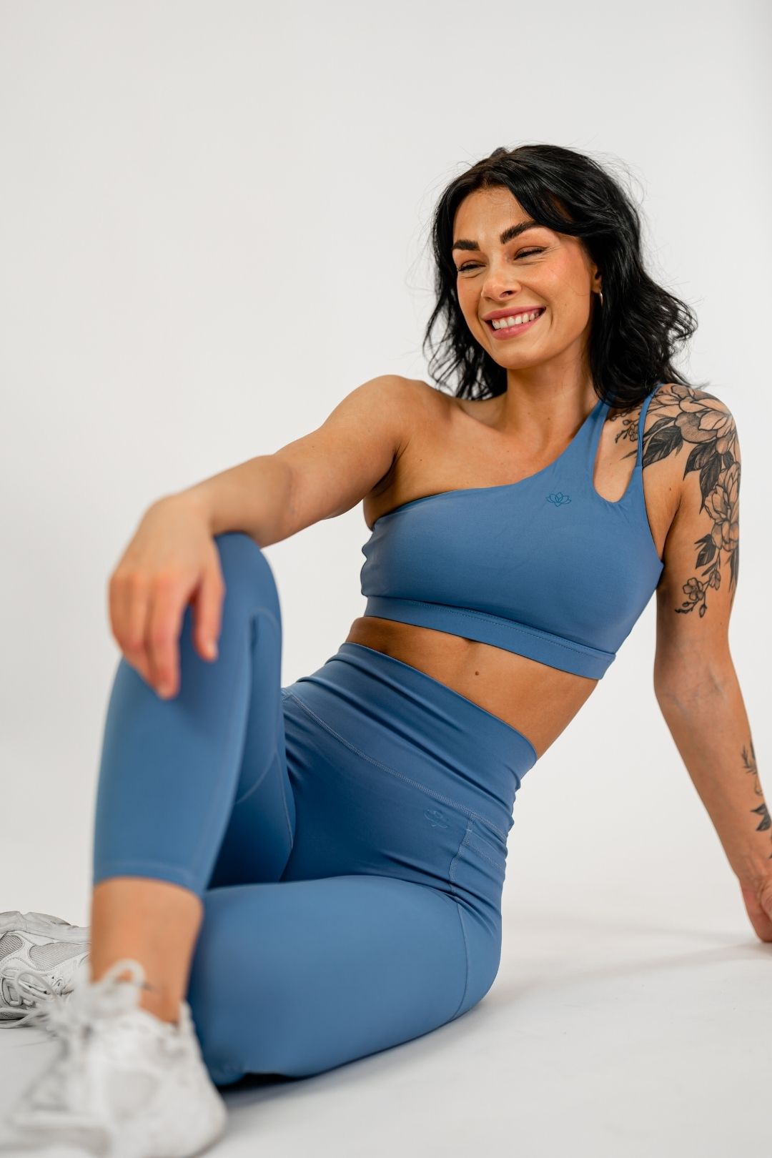 Jentle - Sola One Shoulder Bra (Blue)