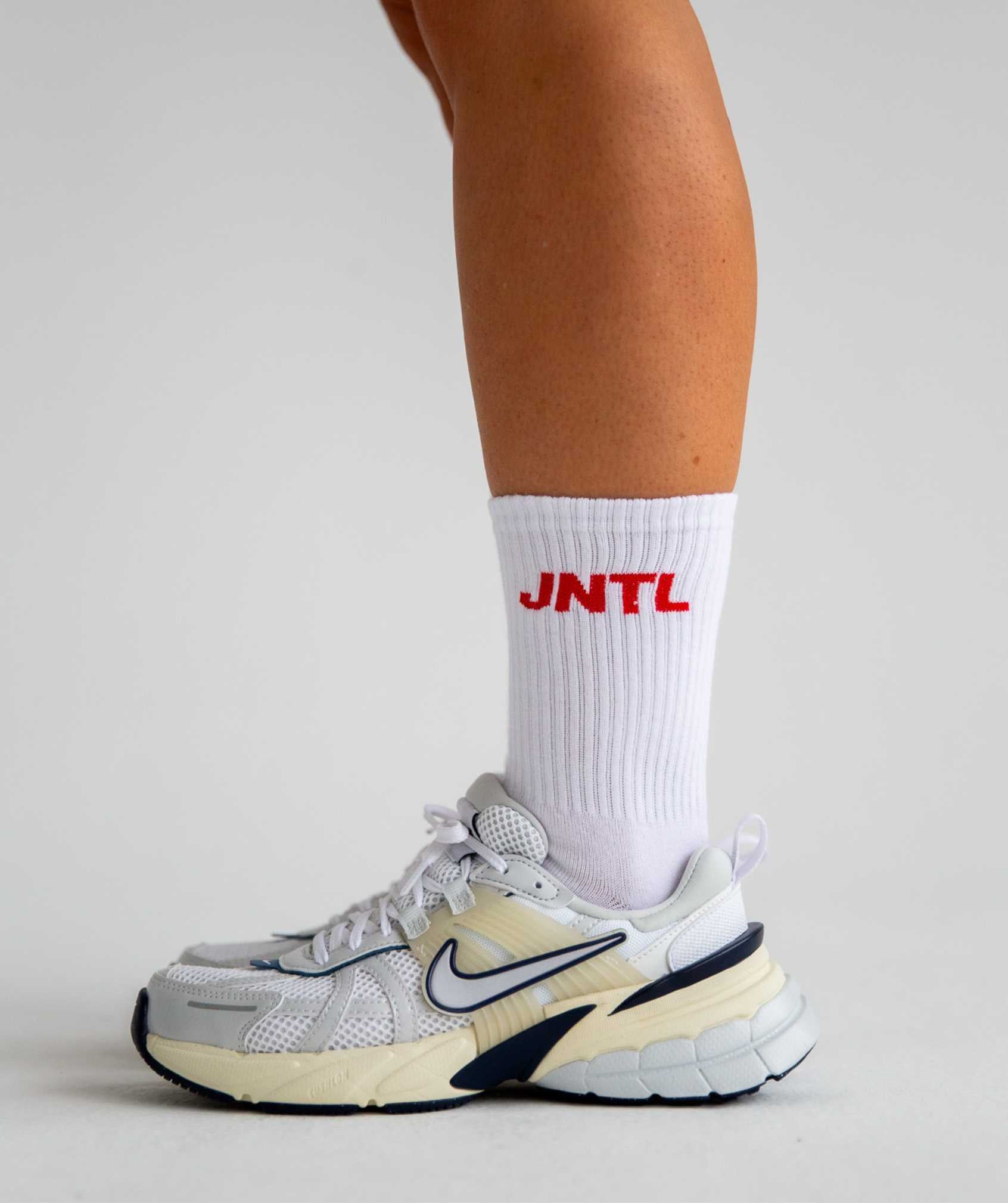 JNTL Socks (White/Red)