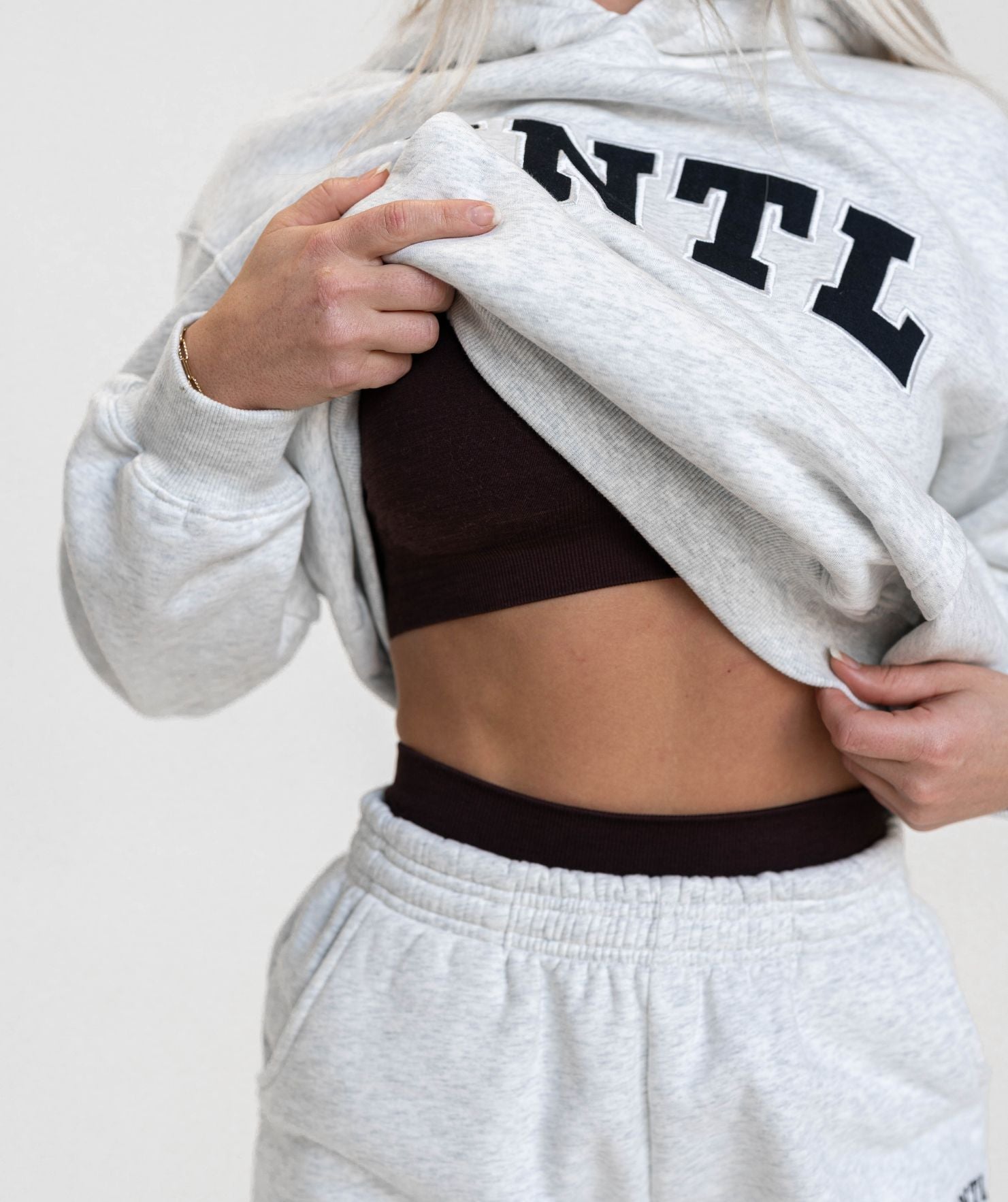 JNTL Oversized Hoodie (Light Grey)