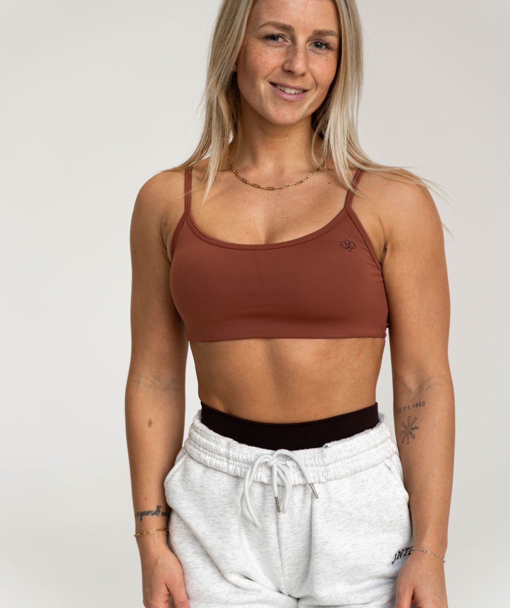 Kaiya Sports Bra (Brown)