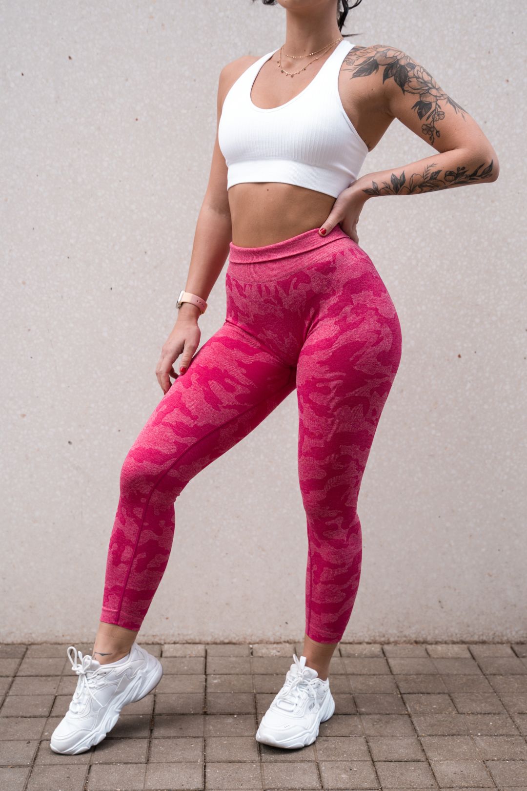 Light pink hot sale camo leggings