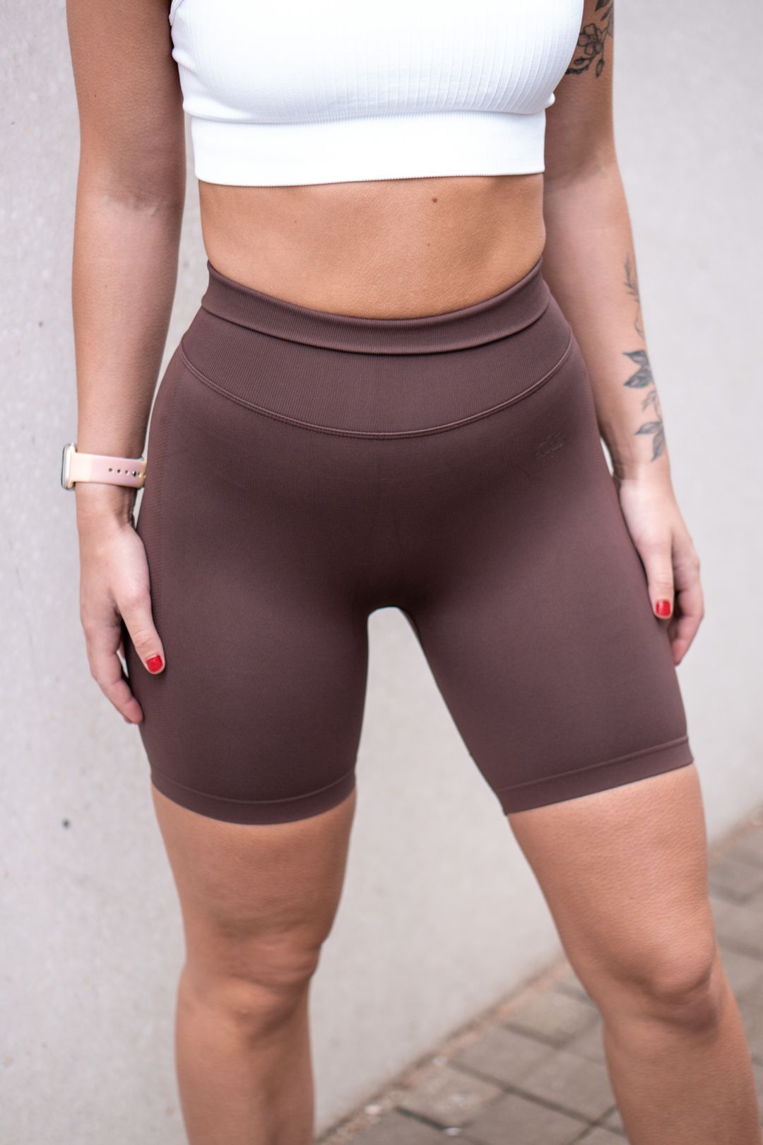 Energy Scrunch Shorts (Brown)